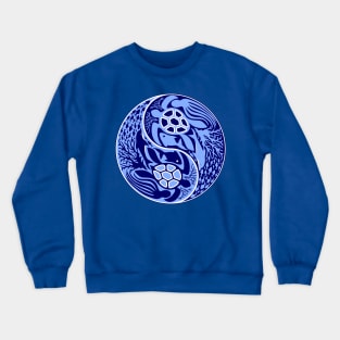 Yin Yang Marine Life Sign Crewneck Sweatshirt